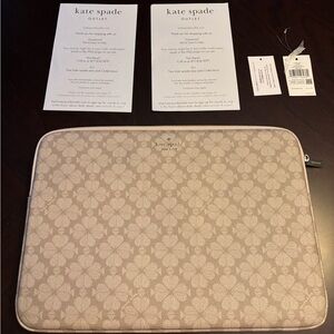 Kate Spade laptop case new with tags and packaging!